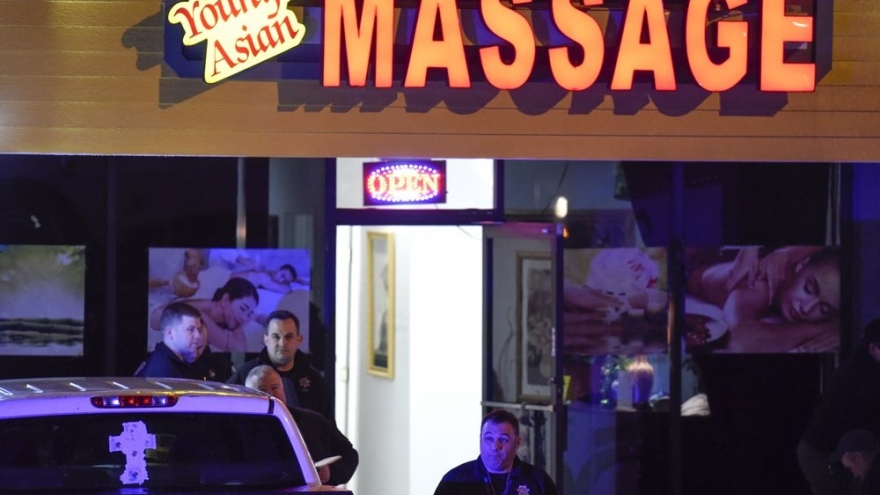 Xả súng ở 3 tiệm massage Mỹ, 8 người thiệt mạng